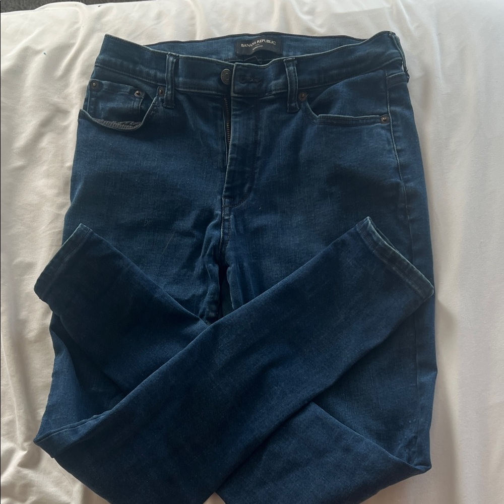 Banana Republic Dark Blue Skinny Fit Denim Jeans